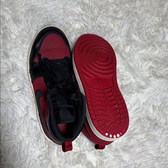 Jordan Sneakers with Red and Black Accents - Picture 4 of 5